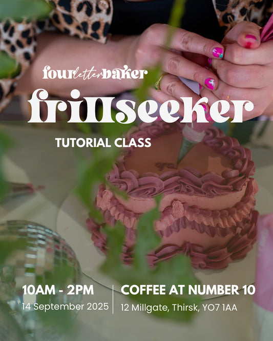 Frillseeker Tutorial Class: In-Person Cake Decorating Workshop (Sunday 14th September)